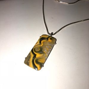 Bumblebee Agate Pendant